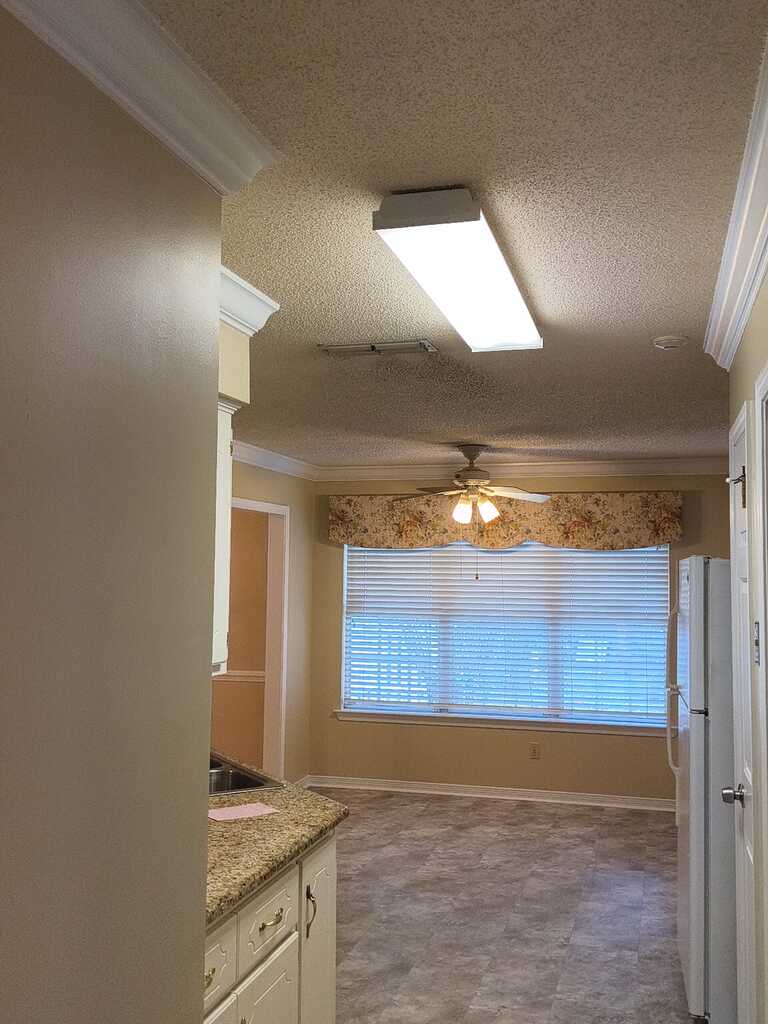 Interior with window and blinds